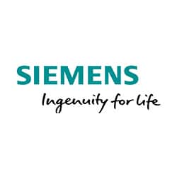 Logo Siemens, energy and transport references