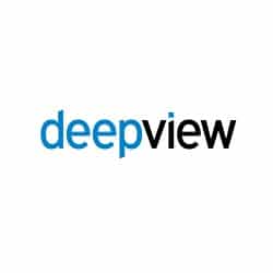 Logo Deepview, reference v oblasti energetika a doprava
